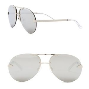 Karen Walker Mirrored Aviator Sunglasses